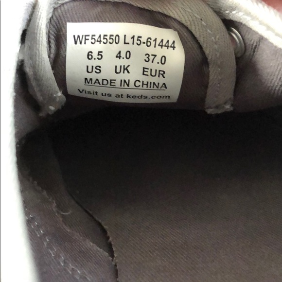 Gray eyelet keds! - Picture 6 of 6